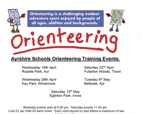 Ayrshire Schools Orienteering Trainings